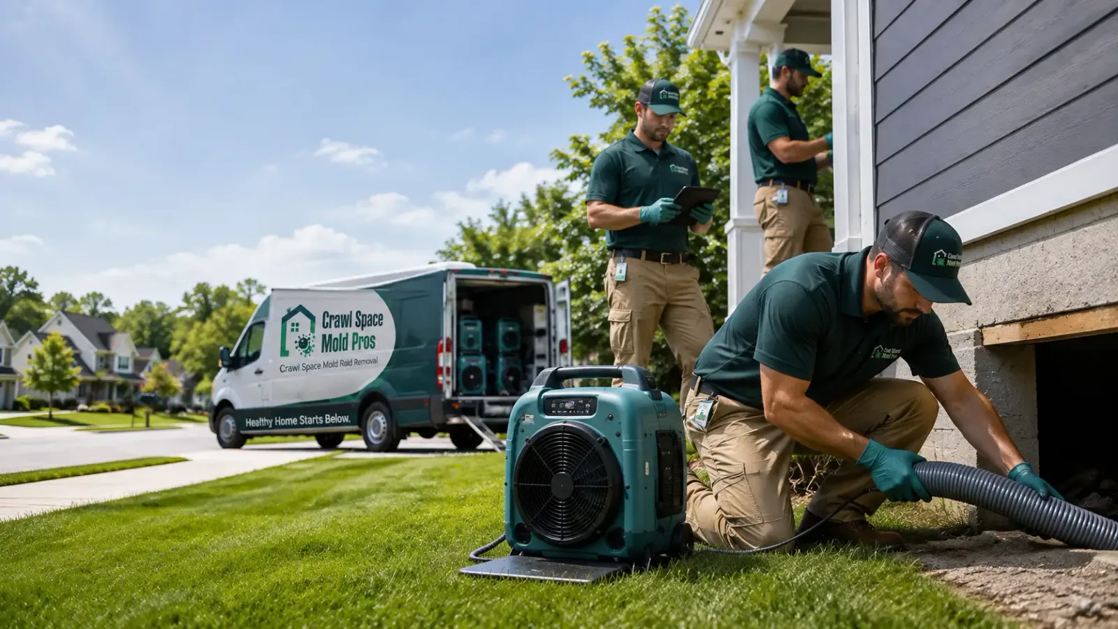 Crawl Space Mold Removal in Milton, KY
